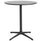 Industrial Wood Dining Table Pedestal Dining Table with Metal Base for Home Use Round Black Clearhalo ' dining_table' 'Dining Tables & Seating' 'Dining Tables' 'Furniture' 'furniture_dining_table' 'Kitchen & Dining Furniture' 'kitchen&dining_furn' 'kitchen' 'kitchen_dining_table' 4196852