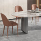 Metal Traditional Luxury Oval Table Sintered Stone Table for Dining Room and Kitchen Clearhalo ' dining_table' 'Dining Tables & Seating' 'Dining Tables' 'furn' 'furn_dining_table' 'Furniture' 'furniture_dining_table' 'Kitchen & Dining Furniture' 'kitchen&dining_furn' 'kitchen' 'kitchen_dining_table' 4196934