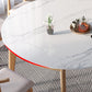 Modern Round Dining Table White Sintered Stone Dining Table with Wooden Base Clearhalo ' dining_table' 'Dining Tables & Seating' 'Dining Tables' 'furn' 'furn_dining_table' 'Furniture' 'furniture_dining_table' 'Kitchen & Dining Furniture' 'kitchen&dining_furn' 'kitchen' 'kitchen_dining_table' 4197042