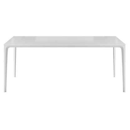 Sintered Stone Dining Table Industrial Style 4 Legs Base Rectangle Table for Home White Without Chairs Clearhalo ' dining_table' 'Dining Tables & Seating' 'Dining Tables' 'furn' 'furn_dining_table' 'Furniture' 'furniture_dining_table' 'Kitchen & Dining Furniture' 'kitchen&dining_furn' 'kitchen' 'kitchen_dining_table' 4197100