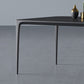 Rectangle Sintered Stone Dining Table Industrial Style 4 Legs Base Table for Home Clearhalo ' dining_table' 'Dining Tables & Seating' 'Dining Tables' 'Furniture' 'furniture_dining_table' 'Kitchen & Dining Furniture' 'kitchen&dining_furn' 'kitchen' 'kitchen_dining_table' 4197184