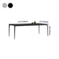 Rectangle Sintered Stone Dining Table Industrial Style 4 Legs Base Table for Home Clearhalo ' dining_table' 'Dining Tables & Seating' 'Dining Tables' 'Furniture' 'furniture_dining_table' 'Kitchen & Dining Furniture' 'kitchen&dining_furn' 'kitchen' 'kitchen_dining_table' 4197186