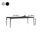 Rectangle Sintered Stone Dining Table Industrial Style 4 Legs Base Table for Home Clearhalo ' dining_table' 'Dining Tables & Seating' 'Dining Tables' 'Furniture' 'furniture_dining_table' 'Kitchen & Dining Furniture' 'kitchen&dining_furn' 'kitchen' 'kitchen_dining_table' 4197187