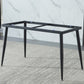 Rectangle Sintered Stone Dining Table Industrial Style 4 Legs Table for Home Clearhalo ' dining_table' 'Dining Tables & Seating' 'Dining Tables' 'furn' 'furn_dining_table' 'Furniture' 'furniture_dining_table' 'Kitchen & Dining Furniture' 'kitchen&dining_furn' 'kitchen' 'kitchen_dining_table' 4197193