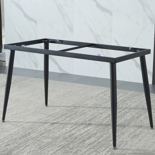 Rectangle Sintered Stone Dining Table Industrial Style 4 Legs Table for Home Clearhalo ' dining_table' 'Dining Tables & Seating' 'Dining Tables' 'furn' 'furn_dining_table' 'Furniture' 'furniture_dining_table' 'Kitchen & Dining Furniture' 'kitchen&dining_furn' 'kitchen' 'kitchen_dining_table' 4197193