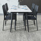 Rectangle Sintered Stone Dining Table Industrial Style 4 Legs Table for Home Clearhalo ' dining_table' 'Dining Tables & Seating' 'Dining Tables' 'furn' 'furn_dining_table' 'Furniture' 'furniture_dining_table' 'Kitchen & Dining Furniture' 'kitchen&dining_furn' 'kitchen' 'kitchen_dining_table' 4197198