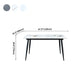 Rectangle Sintered Stone Dining Table Industrial Style 4 Legs Table for Home Clearhalo ' dining_table' 'Dining Tables & Seating' 'Dining Tables' 'furn' 'furn_dining_table' 'Furniture' 'furniture_dining_table' 'Kitchen & Dining Furniture' 'kitchen&dining_furn' 'kitchen' 'kitchen_dining_table' 4197203