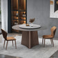 Round Pedestal Base Furniture Luxury Style Stone Dining Room Collection Without Turntable Clearhalo ' dining_table' 'Dining Tables & Seating' 'Dining Tables' 'furn' 'furn_dining_table' 'Furniture' 'furniture_dining_table' 'Kitchen & Dining Furniture' 'kitchen&dining_furn' 'kitchen' 'kitchen_dining_table' 4197224