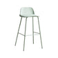 Contemporary Counter & Bar Stool Armless Plastic Indoor Bar Stool with Footrest Gray-Green 1 Piece Clearhalo 'Bar Furniture' 'Bar Stools' 'bar_stools' 'furn' 'furn_bar_stools' 'furniture_bar_stools' 'Kitchen & Dining Furniture' 'kitchen&dining_furn' 'kitchen' 'kitchen_furn' Furniture' 4198103
