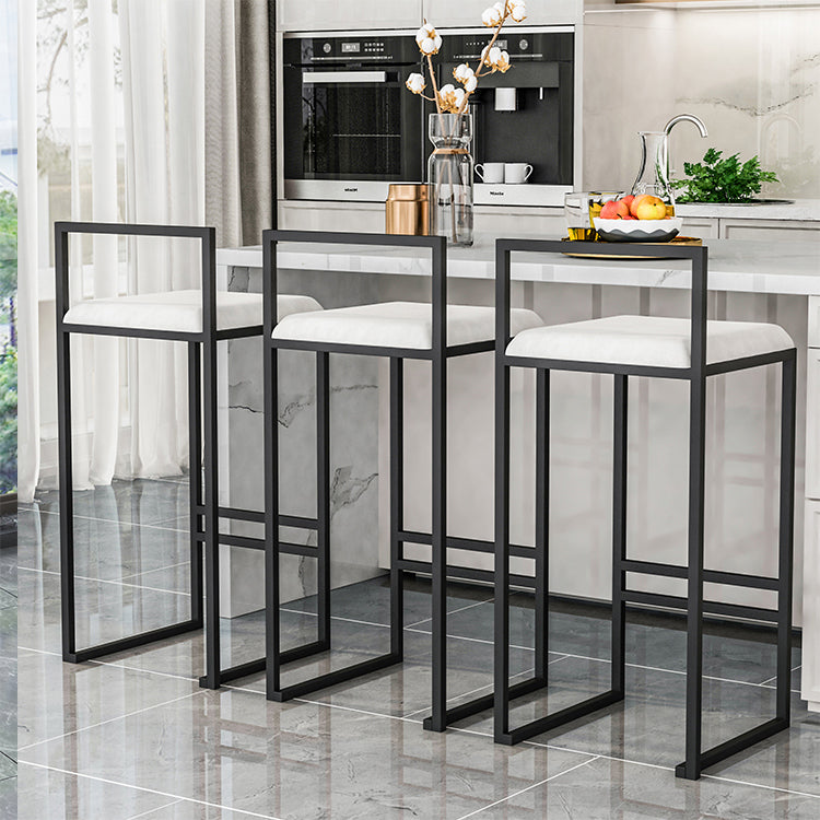 Modern Counter Stools Armless Wood Indoor Bar Stool with Footrest Clearhalo 'Bar Furniture' 'Bar Stools' 'bar_stools' 'furn' 'furn_bar_stools' 'furniture_bar_stools' 'Kitchen & Dining Furniture' 'kitchen&dining_furn' 'kitchen' 'kitchen_furn' Furniture' 4198246