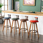 Modern Backrest Armless Counter Stool Wood Household Bar Stool with Cushion and Pedal Clearhalo 'Bar Furniture' 'Bar Stools' 'bar_stools' 'furn' 'furn_bar_stools' 'furniture_bar_stools' 'Kitchen & Dining Furniture' 'kitchen&dining_furn' 'kitchen' 'kitchen_furn' Furniture' 4198268