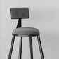 Contemporary Counter Stools Armless Upholstered Indoor Bar Stool Stainless Steel Base Clearhalo 'Bar Furniture' 'Bar Stools' 'bar_stools' 'furn' 'furn_bar_stools' 'furniture_bar_stools' 'Kitchen & Dining Furniture' 'kitchen&dining_furn' 'kitchen' 'kitchen_furn' Furniture' 4198333