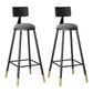 Contemporary Counter Stools Armless Upholstered Indoor Bar Stool Stainless Steel Base Gray 2 Piece Set Clearhalo 'Bar Furniture' 'Bar Stools' 'bar_stools' 'furn' 'furn_bar_stools' 'furniture_bar_stools' 'Kitchen & Dining Furniture' 'kitchen&dining_furn' 'kitchen' 'kitchen_furn' Furniture' 4198339