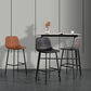 Contemporary Counter Stools Armless Leather Indoor Bar Stool with Iron Base Clearhalo 'Bar Furniture' 'Bar Stools' 'bar_stools' 'furn' 'furn_bar_stools' 'furniture_bar_stools' 'Kitchen & Dining Furniture' 'kitchen&dining_furn' 'kitchen' 'kitchen_furn' Furniture' 4198474