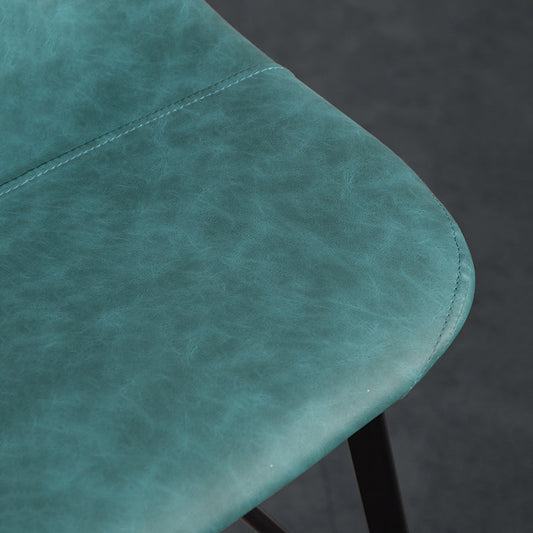 Contemporary Counter Stools Armless Leather Indoor Bar Stool with Iron Base Clearhalo 'Bar Furniture' 'Bar Stools' 'bar_stools' 'furn' 'furn_bar_stools' 'furniture_bar_stools' 'Kitchen & Dining Furniture' 'kitchen&dining_furn' 'kitchen' 'kitchen_furn' Furniture' 4198479