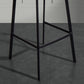 Contemporary Counter Stools Armless Leather Indoor Bar Stool with Iron Base Clearhalo 'Bar Furniture' 'Bar Stools' 'bar_stools' 'furn' 'furn_bar_stools' 'furniture_bar_stools' 'Kitchen & Dining Furniture' 'kitchen&dining_furn' 'kitchen' 'kitchen_furn' Furniture' 4198480