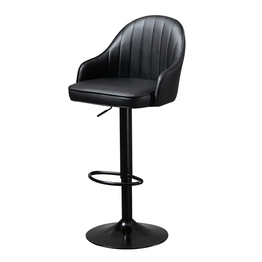 Modern Rotatable Liftable Counter Stool Steel Household Bar Stool with Cushion Clearhalo 'Bar Furniture' 'Bar Stools' 'bar_stools' 'furn' 'furn_bar_stools' 'furniture_bar_stools' 'Kitchen & Dining Furniture' 'kitchen&dining_furn' 'kitchen' 'kitchen_furn' Furniture' 4198494