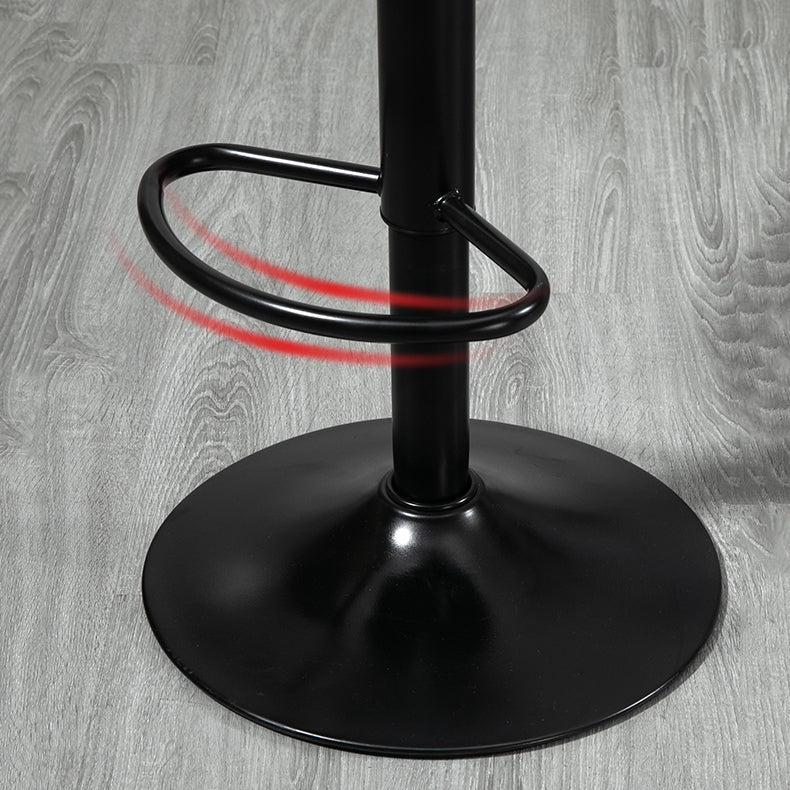 Modern Rotatable Liftable Counter Stool Steel Household Bar Stool with Cushion Clearhalo 'Bar Furniture' 'Bar Stools' 'bar_stools' 'furn' 'furn_bar_stools' 'furniture_bar_stools' 'Kitchen & Dining Furniture' 'kitchen&dining_furn' 'kitchen' 'kitchen_furn' Furniture' 4198501