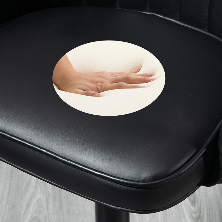 Modern Rotatable Liftable Counter Stool Steel Household Bar Stool with Cushion Clearhalo 'Bar Furniture' 'Bar Stools' 'bar_stools' 'furn' 'furn_bar_stools' 'furniture_bar_stools' 'Kitchen & Dining Furniture' 'kitchen&dining_furn' 'kitchen' 'kitchen_furn' Furniture' 4198502