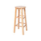 Modern Armless Non Foldable Counter Stool Wood Household Bar Stool with Pedal Brown 1 Piece Bar Stool(31"H) Clearhalo 'Bar Furniture' 'Bar Stools' 'bar_stools' 'furn' 'furn_bar_stools' 'furniture_bar_stools' 'Kitchen & Dining Furniture' 'kitchen&dining_furn' 'kitchen' 'kitchen_furn' Furniture' 4198535