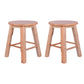 Modern Armless Non Foldable Counter Stool Wood Household Bar Stool with Pedal Brown 2 Piece Set Clearhalo 'Bar Furniture' 'Bar Stools' 'bar_stools' 'furn' 'furn_bar_stools' 'furniture_bar_stools' 'Kitchen & Dining Furniture' 'kitchen&dining_furn' 'kitchen' 'kitchen_furn' Furniture' 4198542