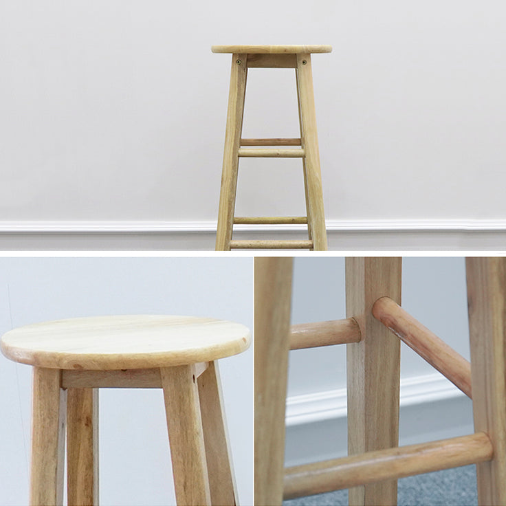 Modern Armless Non Foldable Counter Stool Wood Household Bar Stool with Pedal Clearhalo 'Bar Furniture' 'Bar Stools' 'bar_stools' 'furn' 'furn_bar_stools' 'furniture_bar_stools' 'Kitchen & Dining Furniture' 'kitchen&dining_furn' 'kitchen' 'kitchen_furn' Furniture' 4198545