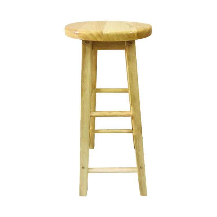 Modern Armless Non Foldable Counter Stool Wood Household Bar Stool with Pedal Natural 1 Piece Bar Stool(31"H) Clearhalo 'Bar Furniture' 'Bar Stools' 'bar_stools' 'furn' 'furn_bar_stools' 'furniture_bar_stools' 'Kitchen & Dining Furniture' 'kitchen&dining_furn' 'kitchen' 'kitchen_furn' Furniture' 4198546