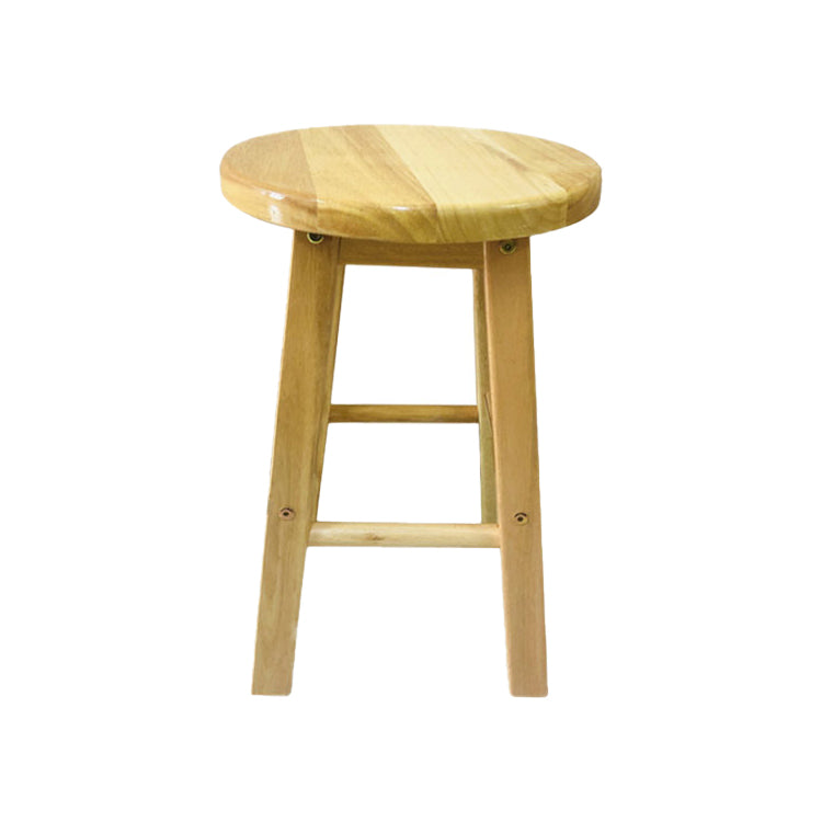 Modern Armless Non Foldable Counter Stool Wood Household Bar Stool with Pedal Natural 1 Piece Short Stool(20"H) Clearhalo 'Bar Furniture' 'Bar Stools' 'bar_stools' 'furn' 'furn_bar_stools' 'furniture_bar_stools' 'Kitchen & Dining Furniture' 'kitchen&dining_furn' 'kitchen' 'kitchen_furn' Furniture' 4198552