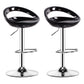 Modern Rotatable Armless Counter Stool Iron Household Bar Stool with Footrest Black 2 Piece Set Clearhalo 'Bar Furniture' 'Bar Stools' 'bar_stools' 'furn' 'furn_bar_stools' 'furniture_bar_stools' 'Kitchen & Dining Furniture' 'kitchen&dining_furn' 'kitchen' 'kitchen_furn' Furniture' 4198574