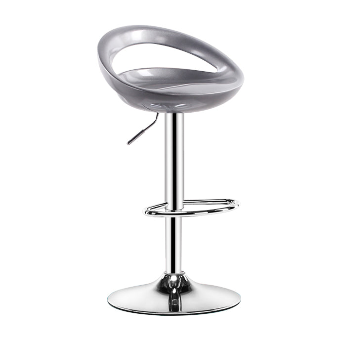 Modern Rotatable Armless Counter Stool Iron Household Bar Stool with Footrest Clearhalo 'Bar Furniture' 'Bar Stools' 'bar_stools' 'furn' 'furn_bar_stools' 'furniture_bar_stools' 'Kitchen & Dining Furniture' 'kitchen&dining_furn' 'kitchen' 'kitchen_furn' Furniture' 4198579