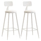Modern Leather Seats Barstool Metal 4 Legs Base Colorful Bar Stool for Living Room White 2 Piece Set Bar Stool(30"H) Clearhalo 'Bar Furniture' 'Bar Stools' 'bar_stools' 'furn' 'furn_bar_stools' 'furniture_bar_stools' 'Kitchen & Dining Furniture' 'kitchen&dining_furn' 'kitchen' 'kitchen_furn' Furniture' 4198692
