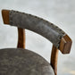 Industrial Wood Quilted Distressed Barstool 29.5" H Indoor Tall Stool with Round Seat Clearhalo 'Bar Furniture' 'Bar Stools' 'bar_stools' 'furn' 'furn_bar_stools' 'furniture_bar_stools' 'Kitchen & Dining Furniture' 'kitchen&dining_furn' 'kitchen' 'kitchen_furn' Furniture' 4198715