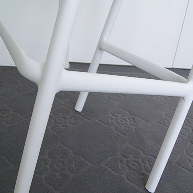 Nordic Macron Barstool Plastic 4 Legs Bar Stool for Living Room Set of 4 Clearhalo 'Bar Furniture' 'Bar Stools' 'bar_stools' 'furn' 'furn_bar_stools' 'furniture_bar_stools' 'Kitchen & Dining Furniture' 'kitchen&dining_furn' 'kitchen' 'kitchen_furn' Furniture' 4198746