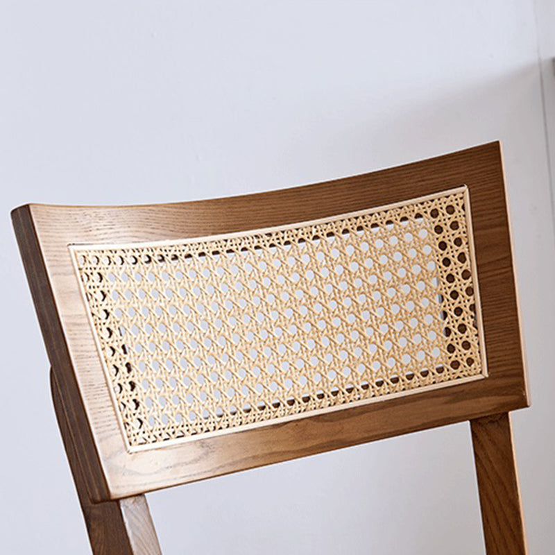 Tropical Style 30-inch Barstool Wood 4 Legs Base Bar Stool for Living Room Clearhalo 'Bar Furniture' 'Bar Stools' 'bar_stools' 'furn' 'furn_bar_stools' 'furniture_bar_stools' 'Kitchen & Dining Furniture' 'kitchen&dining_furn' 'kitchen' 'kitchen_furn' Furniture' 4198795