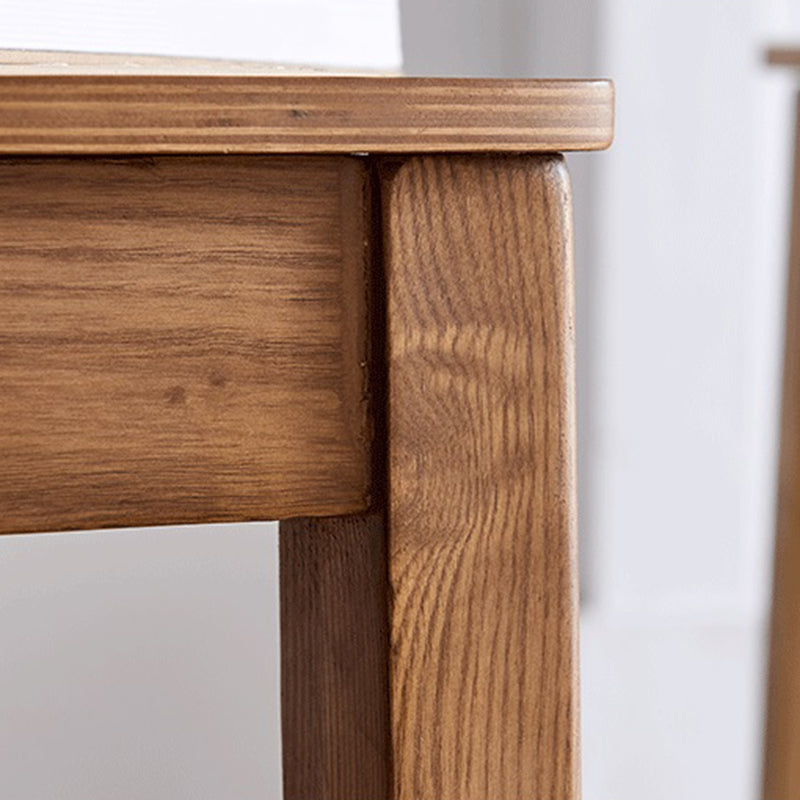Tropical Style 30-inch Barstool Wood 4 Legs Base Bar Stool for Living Room Clearhalo 'Bar Furniture' 'Bar Stools' 'bar_stools' 'furn' 'furn_bar_stools' 'furniture_bar_stools' 'Kitchen & Dining Furniture' 'kitchen&dining_furn' 'kitchen' 'kitchen_furn' Furniture' 4198801