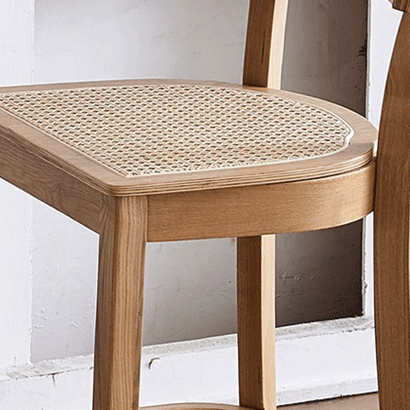Tropical Style 30-inch Barstool Wood 4 Legs Base Bar Stool for Living Room Clearhalo 'Bar Furniture' 'Bar Stools' 'bar_stools' 'furn' 'furn_bar_stools' 'furniture_bar_stools' 'Kitchen & Dining Furniture' 'kitchen&dining_furn' 'kitchen' 'kitchen_furn' Furniture' 4198803