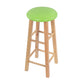 Beige Wood Nordic Barstool 31.5" H Round Indoor Tall Stool, 1 Piece Green Clearhalo 'Bar Furniture' 'Bar Stools' 'bar_stools' 'furn' 'furn_bar_stools' 'furniture_bar_stools' 'Kitchen & Dining Furniture' 'kitchen&dining_furn' 'kitchen' 'kitchen_furn' Furniture' 4198818