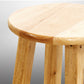 Beige Wood Nordic Barstool 31.5" H Round Indoor Tall Stool, 1 Piece Clearhalo 'Bar Furniture' 'Bar Stools' 'bar_stools' 'furn' 'furn_bar_stools' 'furniture_bar_stools' 'Kitchen & Dining Furniture' 'kitchen&dining_furn' 'kitchen' 'kitchen_furn' Furniture' 4198824