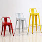 Modern Squared Counter Stools Armless Iron Indoor Bar Stool with Footrest Clearhalo 'Bar Furniture' 'Bar Stools' 'bar_stools' 'furn' 'furn_bar_stools' 'furniture_bar_stools' 'Kitchen & Dining Furniture' 'kitchen&dining_furn' 'kitchen' 'kitchen_furn' Furniture' 4199050
