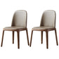 Modern Style wood Dining Chairs Solid Back Armless Chair for Kitchen Khaki 2 Piece Set Clearhalo ' kitchen&dining_furn' 'Dining Chairs' 'Dining Tables & Seating' 'dining_chair' 'furn' 'furn_dining_chair' 'Furniture' 'furniture_dining_chair' 'Kitchen & Dining Furniture' 'kitchen' 4205697