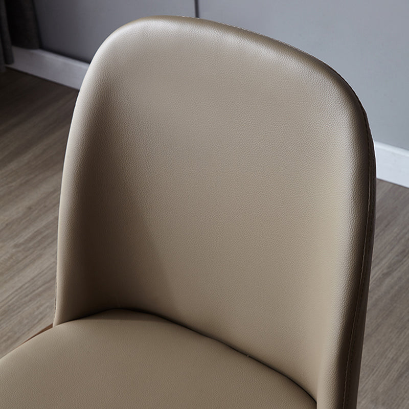 Modern Style wood Dining Chairs Solid Back Armless Chair for Kitchen Clearhalo ' kitchen&dining_furn' 'Dining Chairs' 'Dining Tables & Seating' 'dining_chair' 'furn' 'furn_dining_chair' 'Furniture' 'furniture_dining_chair' 'Kitchen & Dining Furniture' 'kitchen' 4205706