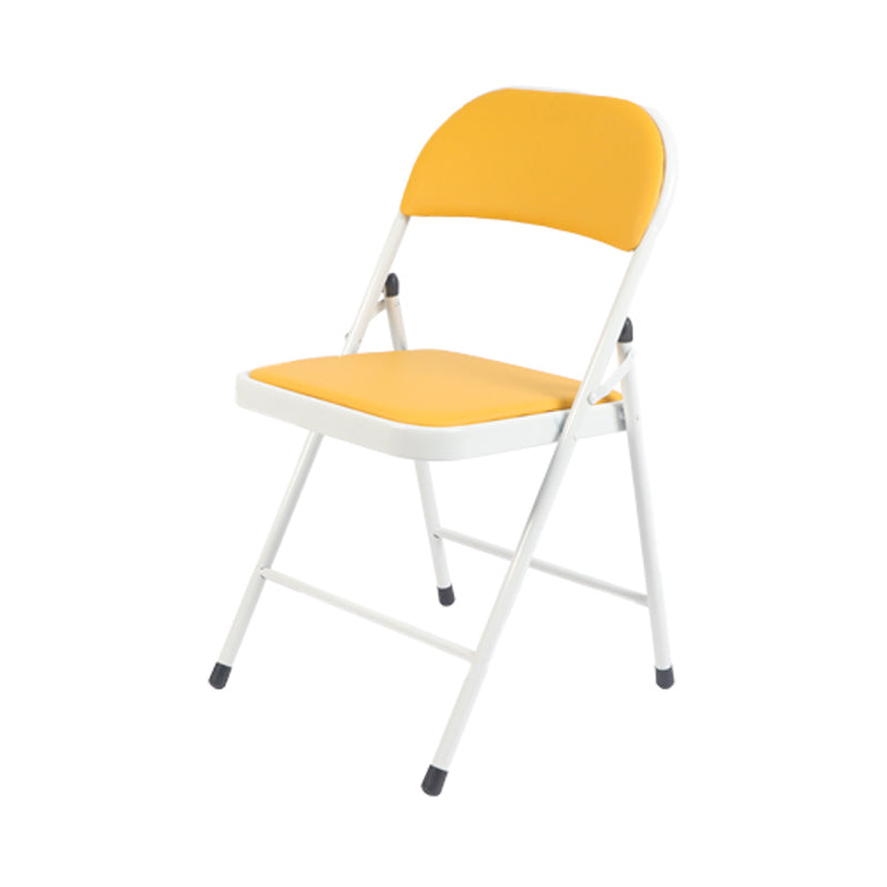 Modern Indoor-Outdoor Metal Chair Folding Armless Open Back Dining Side Chair Clearhalo ' kitchen&dining_furn' 'Dining Chairs' 'Dining Tables & Seating' 'dining_chair' 'furn' 'furn_dining_chair' 'Furniture' 'furniture_dining_chair' 'Kitchen & Dining Furniture' 'kitchen' 4205806