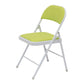 Modern Indoor-Outdoor Metal Chair Folding Armless Open Back Dining Side Chair Light Green 1 Piece Clearhalo ' kitchen&dining_furn' 'Dining Chairs' 'Dining Tables & Seating' 'dining_chair' 'furn' 'furn_dining_chair' 'Furniture' 'furniture_dining_chair' 'Kitchen & Dining Furniture' 'kitchen' 4205811