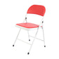 Modern Indoor-Outdoor Metal Chair Folding Armless Open Back Dining Side Chair Red 1 Piece Clearhalo ' kitchen&dining_furn' 'Dining Chairs' 'Dining Tables & Seating' 'dining_chair' 'furn' 'furn_dining_chair' 'Furniture' 'furniture_dining_chair' 'Kitchen & Dining Furniture' 'kitchen' 4205819