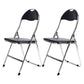 Modern Metal Indoor-Outdoor Chair Open Back Armless Dining Side Chair Black 2 Piece Set Clearhalo ' kitchen&dining_furn' 'Dining Chairs' 'Dining Tables & Seating' 'dining_chair' 'furn' 'furn_dining_chair' 'Furniture' 'furniture_dining_chair' 'Kitchen & Dining Furniture' 'kitchen' 4205834