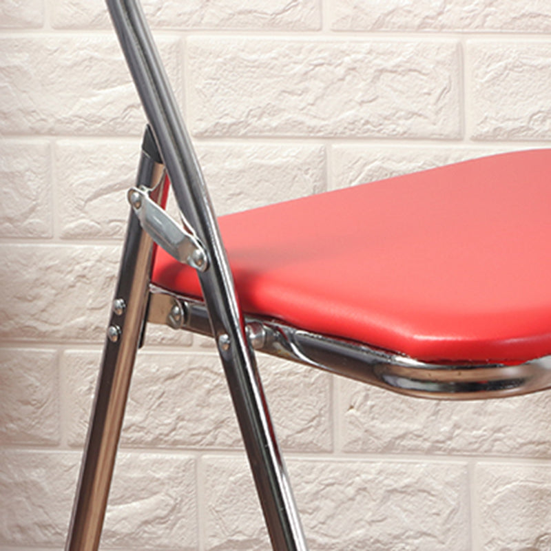 Modern Metal Indoor-Outdoor Chair Open Back Armless Dining Side Chair Clearhalo ' kitchen&dining_furn' 'Dining Chairs' 'Dining Tables & Seating' 'dining_chair' 'furn' 'furn_dining_chair' 'Furniture' 'furniture_dining_chair' 'Kitchen & Dining Furniture' 'kitchen' 4205843