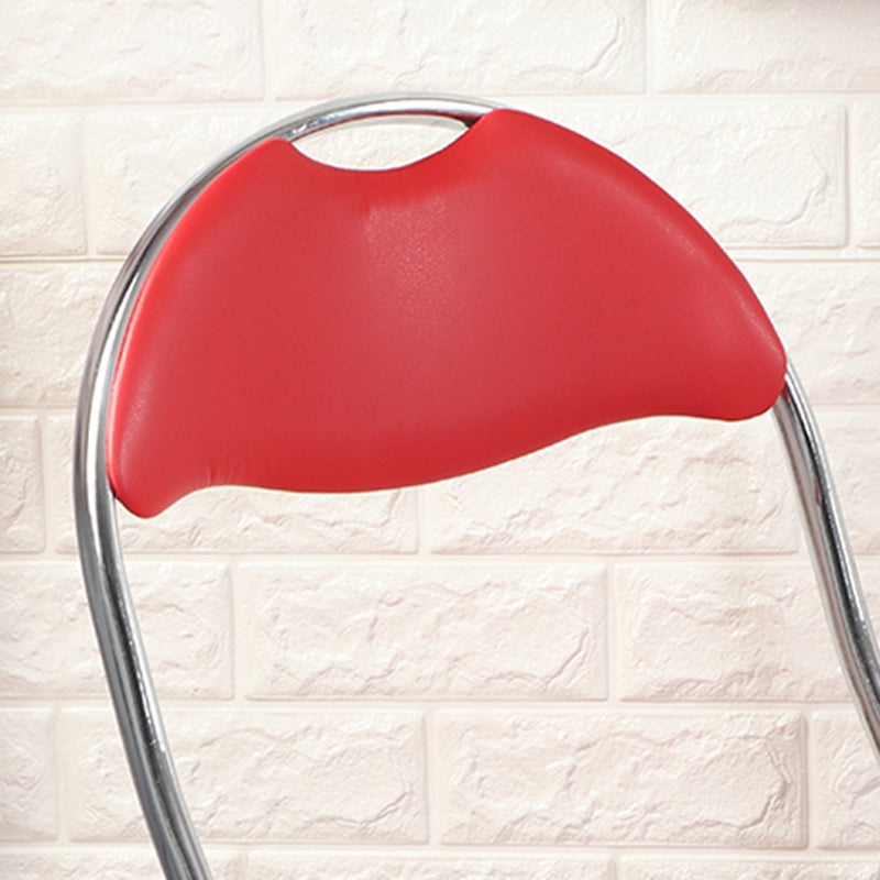 Modern Metal Indoor-Outdoor Chair Open Back Armless Dining Side Chair Clearhalo ' kitchen&dining_furn' 'Dining Chairs' 'Dining Tables & Seating' 'dining_chair' 'furn' 'furn_dining_chair' 'Furniture' 'furniture_dining_chair' 'Kitchen & Dining Furniture' 'kitchen' 4205844