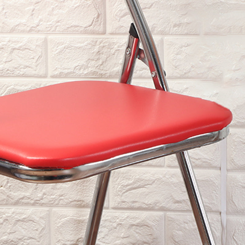 Modern Metal Indoor-Outdoor Chair Open Back Armless Dining Side Chair Clearhalo ' kitchen&dining_furn' 'Dining Chairs' 'Dining Tables & Seating' 'dining_chair' 'furn' 'furn_dining_chair' 'Furniture' 'furniture_dining_chair' 'Kitchen & Dining Furniture' 'kitchen' 4205845