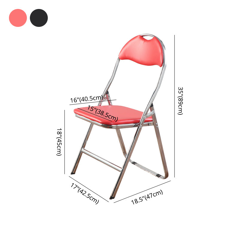 Modern Metal Indoor-Outdoor Chair Open Back Armless Dining Side Chair Clearhalo ' kitchen&dining_furn' 'Dining Chairs' 'Dining Tables & Seating' 'dining_chair' 'furn' 'furn_dining_chair' 'Furniture' 'furniture_dining_chair' 'Kitchen & Dining Furniture' 'kitchen' 4205846
