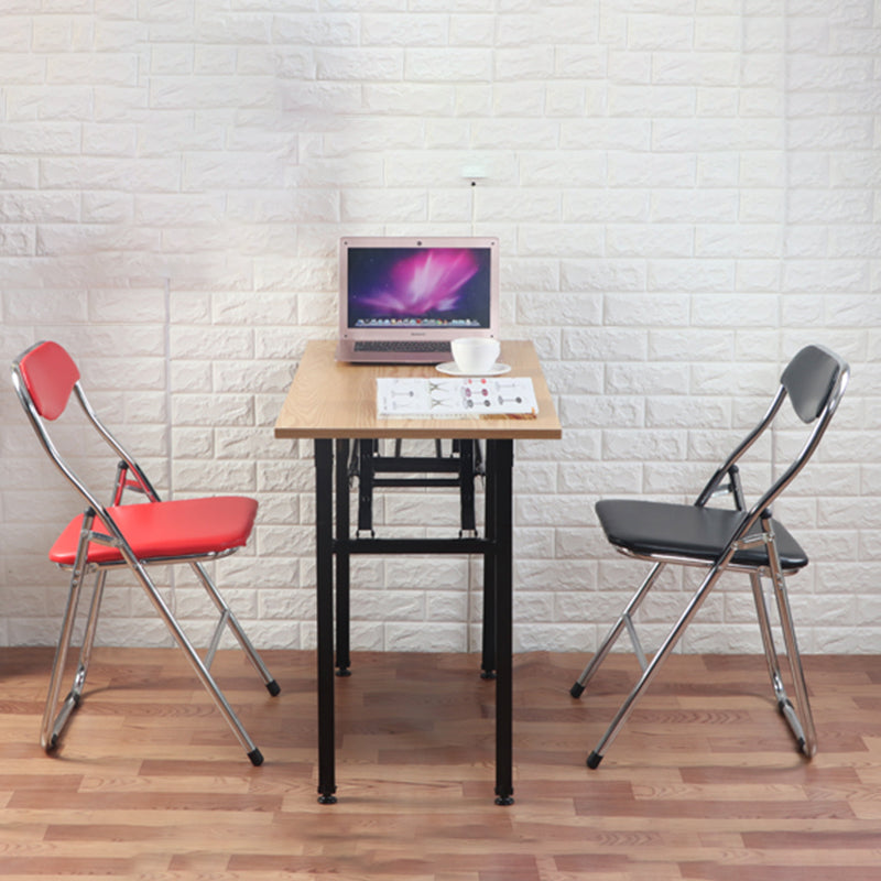 Metal Modern Indoor-Outdoor Chair Folding Armless Open Back Dining Side Chair Clearhalo ' kitchen&dining_furn' 'Dining Chairs' 'Dining Tables & Seating' 'dining_chair' 'furn' 'furn_dining_chair' 'Furniture' 'furniture_dining_chair' 'Kitchen & Dining Furniture' 'kitchen' 4205873